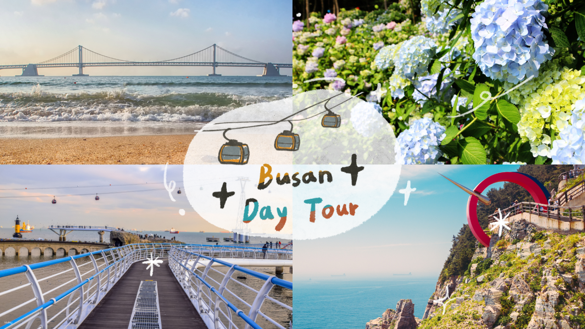 Busan Summer Exclusive Tour | Busan Taejongdae x Songdo Maritime Cable Car x Gamcheon-dong x Gwangalli Beach | Blue Line Park Coastal Train x Baeksand Culture Village x Gamcheon Culture Village x Oryukdo Skywalk | Haedong Yonggungsa Temple x Cheongsapo Skywalk x Capsule Train x Baeksand Culture Village x Gamcheon Culture Village - Photo 1 of 10